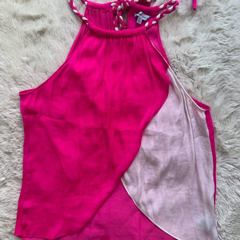 NWOT BOUTIQUE FIND - Vibrant Pink Women's Halter Top